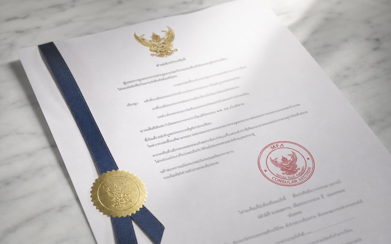 รับรองเอกสารกงสุล MFA (สำหรับชาวไทย) — บริการโดย NYC Legal