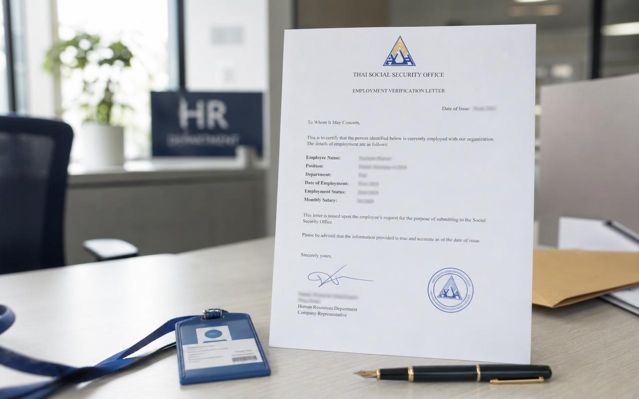 ใบรับรองประสบการณ์ทำงานจากประกันสังคม / กระทรวงแรงงาน — บริการโดย NYC Legal