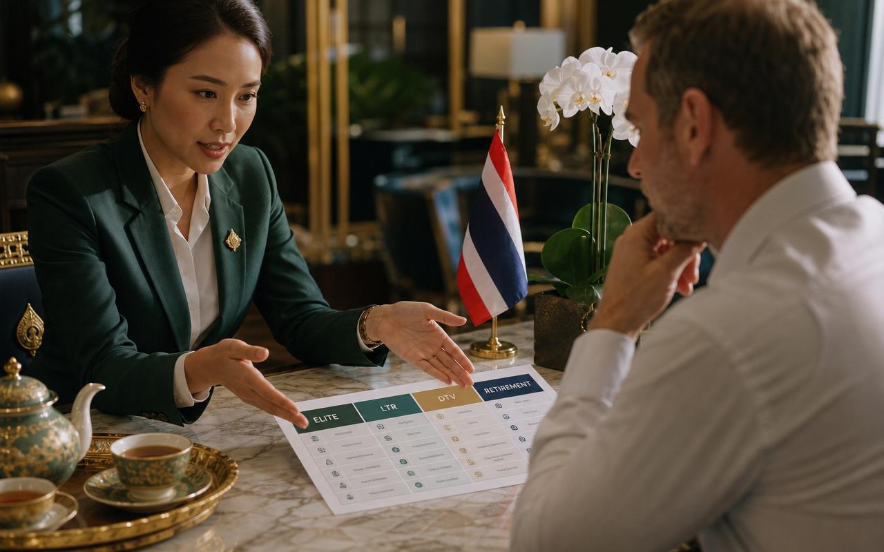 ปรึกษาวีซ่าไทยสำหรับชาวต่างชาติ ปรึกษาวีซ่าประเทศไทยสำหรับชาวต่างชาติที่ต้องการพำนัก LTR Elite DTV